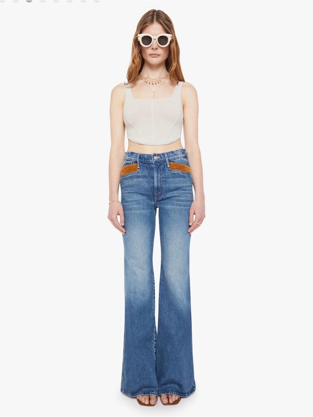 Mother jeans, The Pointy Pocket Doozy Heel, size 23